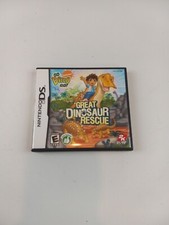 Nintendo DS Great Dinosaur Rescue Go Diego Go Case Manual ONLY-NO GAME