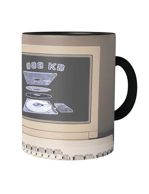 Explosion 3.5 Floppy Disk Drive Kaffeetasse Retro Computer Nerd Geek Gamer Cup