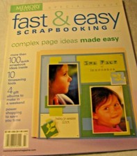 Fast and easy scrap booking Memory Makers Made Easy Special Issue fall 2002