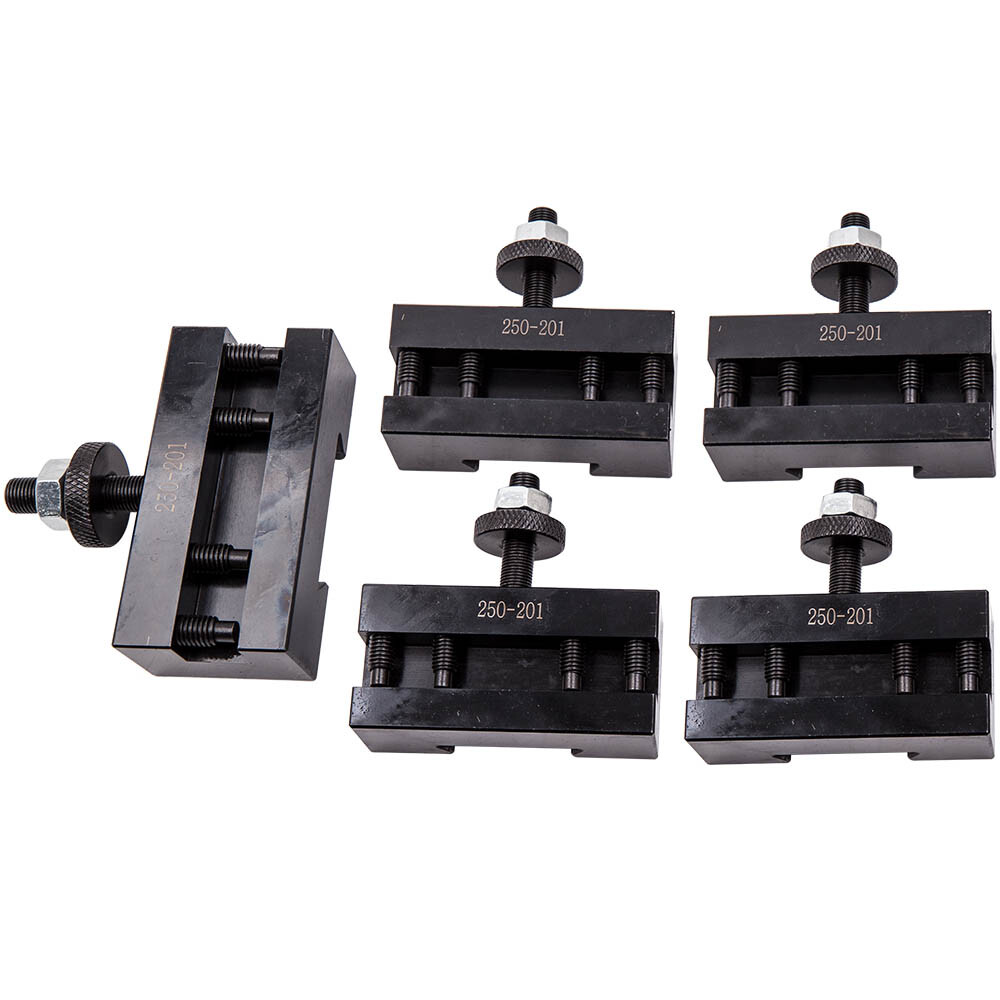 5x Quick Change Turning & Facing Lathe Tool Post Holder 250-201 Brand New