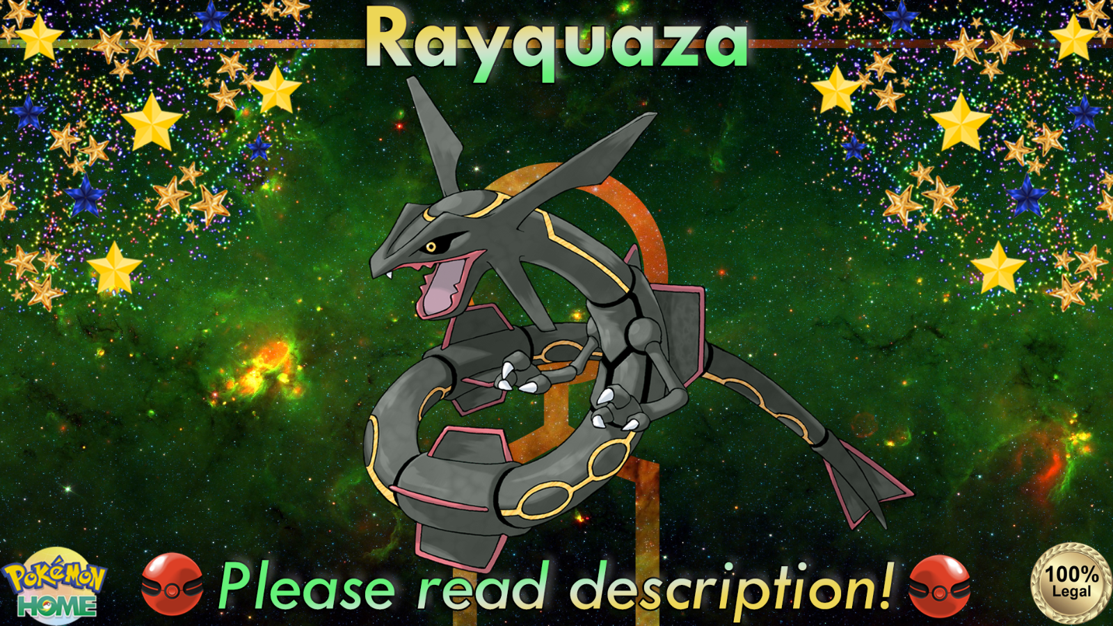 Pokemon Ultra Sun and Moon Singapore Summer 2015 Shiny Rayquaza Event  Pokemon