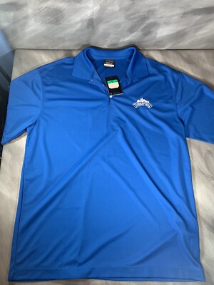 New Nike Golf Turkey Hill Blue Polo - Extra Large Dri-Fit