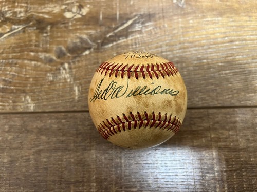 Ted Williams, Bob Feller and Rod Carew Autographed Baseball