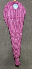Catalonia Adult Knitted Mermaid Tail Blanket Anti-Slip Soft Throw Sleep Bag Pink