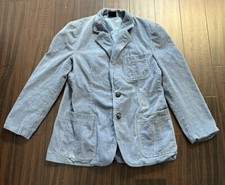 Sears The Mens Store Blazer Mens 40R Blue Corduroy Sport Coat Vintage 1980s
