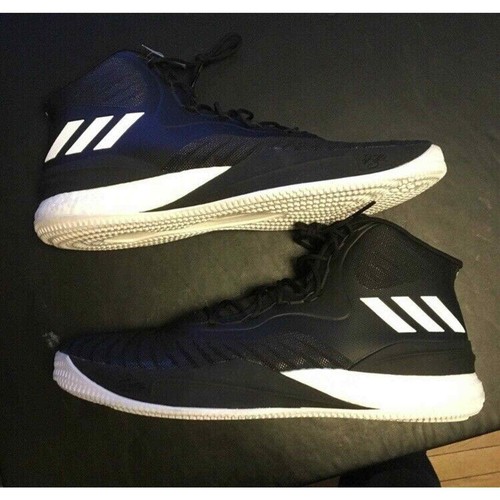 Adidas D Rose 8 Boost NBA Mens Sneaker Shoe Size 19 Black White CQ1619 |  eBay