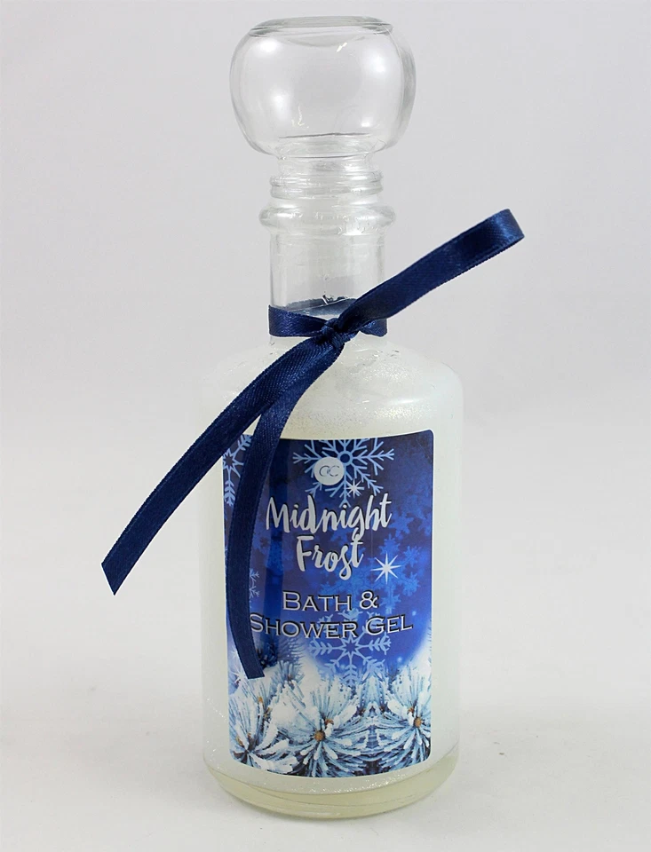 MIDNIGHT FROST Duschgel in Apothekerflasche mit Glitter - Kokosnuss - Bild 1 von 1