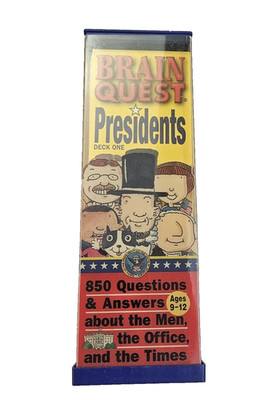 BRAIN QUEST PRESIDENTS: 850 QUESTIONS AND ANSWERS ABOUT By Editors Of NEW