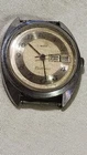 Vtg Timex Electric Day Date Gold Tone Men’s Watch