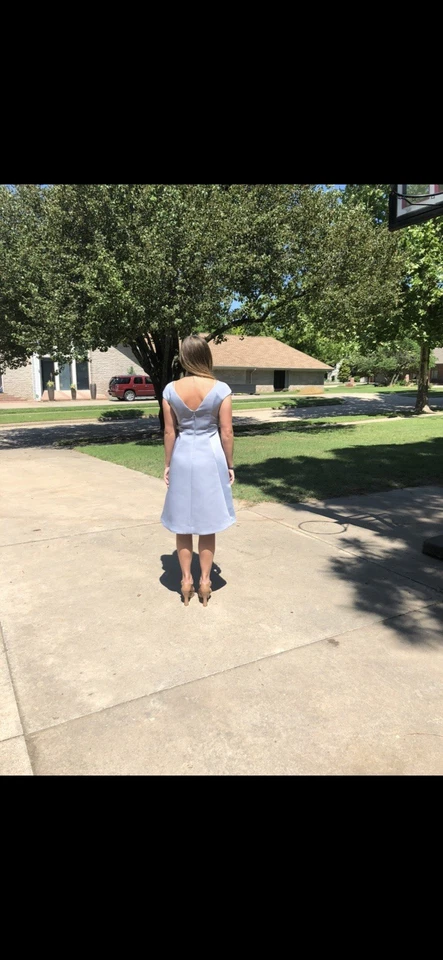 Vestido elegante para mujer azul periwinkle talla 4 nuevo con etiquetas; nunca usado/con etiquetas Foto 3 de 4