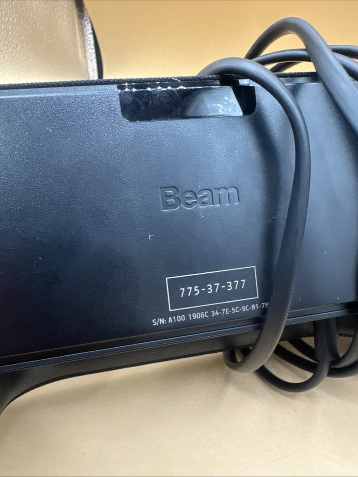 Altavoz barra de sonido Sonos Beam (S14) negro Gen 1 con cable no probado Foto 3 de 4