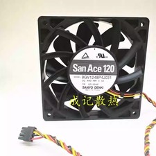 Sanyo 9GV1248P4J031 12025 DC 48V 0.50A 12CM 4-pin inverter cooling fan