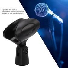 Support De Micro R7 Fixation Réglable Avec Trou De Vis De 5/8 Po En Plastiqu ]