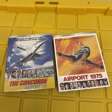 Airport 1975 & The Concorde Airport '79 LOT OF 2 4K UHD/Blu-ray w/slipcover NEW