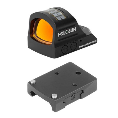 Holosun - HE407C-GR X2 Micro Red Dot Kollimator mit Picatinny Schienenmontage