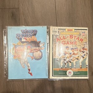 1981 WS Program and 1991 ASG Program