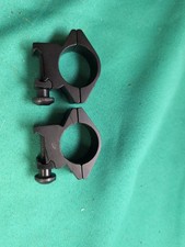 Weaver Style 1" Medium Matte Scope Rings