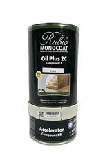 Rubio Monocoat Oil Plus 2C Wood Finish Combo Kit, 1.3 Liter, Pure New Sealed 