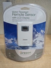 Oregon Scientific THGR122NX Remote Sensor Water Resistant LCD Brand New Sealed