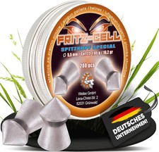 1 x 200 Fritz Cell Spitzkopf Special 5,5 mm Diabolos f&uuml;r Luftgewehr Luftpistole!