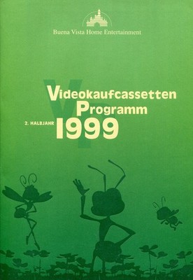 BUENA VISTA HOME ENTERTAINEMENT Videokaufcassetten Programm 1999. 2.Halbjahr