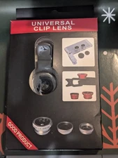 3-Piece UNIVERSAL SMARTPHONE CAMERA LENS KIT - Macro Wide Angle Fisheye iPhone