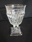 Vintage Indiana Glass MT. VERNON Clear Wine/Water Pedestal GOBLET — photo 2
