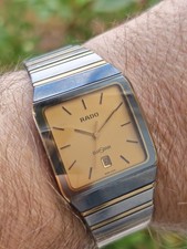 Rado Diastar Jubile Watch Gold & steel Quartz Mens Swiss Watch Stunning 