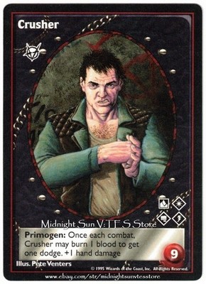 Crusher Brujah Vampire: The Eternal Struggle V:TES VTES Vampire CCG