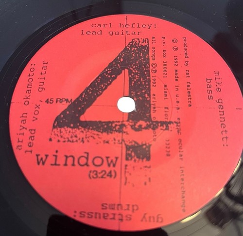 Snatch The Pebble - Way - Window 7” Indie Rock 1992 ESYNC Records NM - Picture 3 of 4