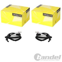 2X Triscan ABS-SENSOR Raddrehzahl Vorne Passend FüR Nissan Primastar Opel Vivaro