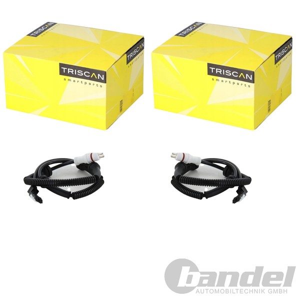 2X Triscan ABS-SENSOR Raddrehzahl Vorne Passend FüR Nissan Primastar Opel Vivaro-image