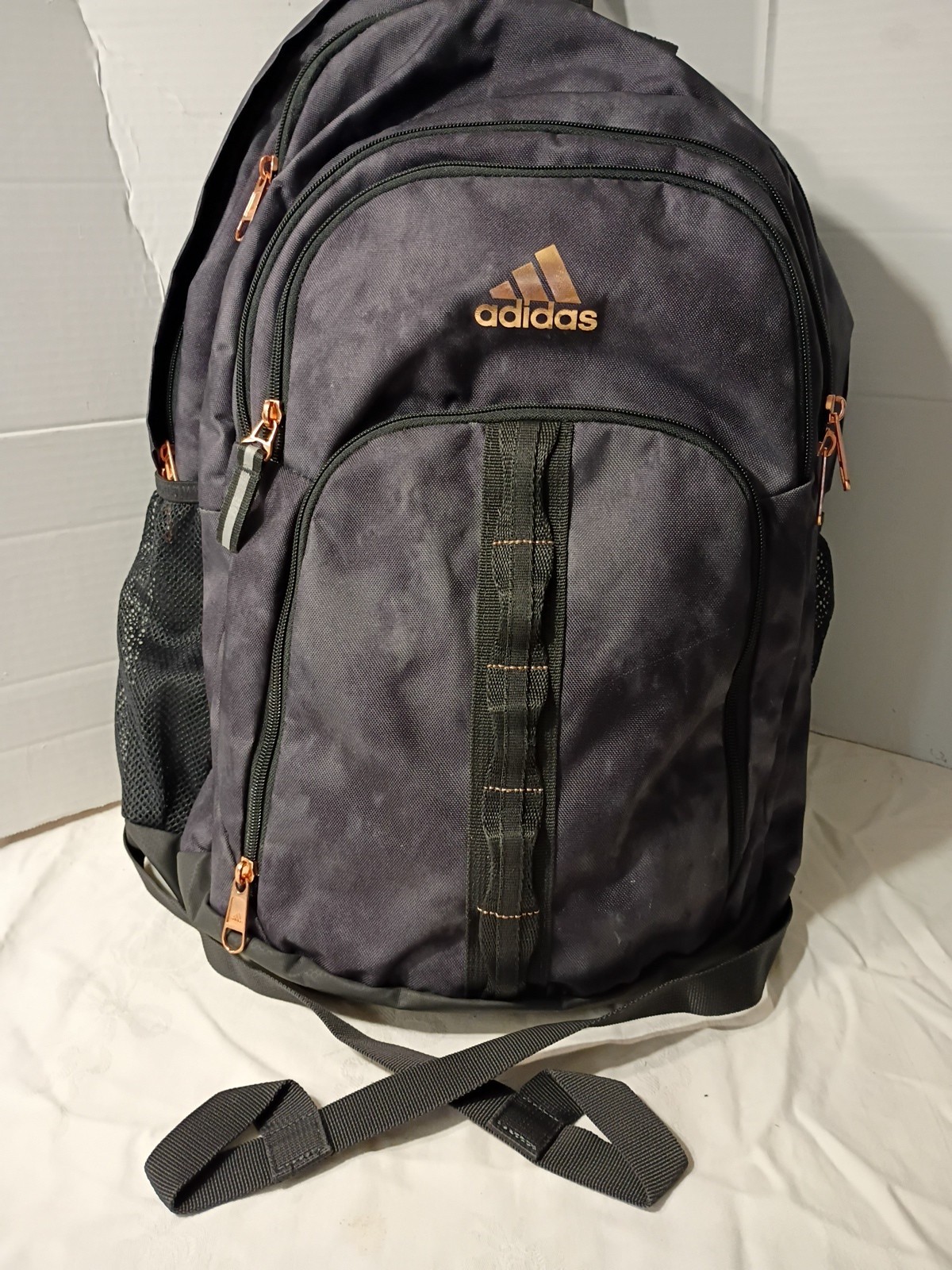 Black/Gray Adidas Load Spring Large Backpack-4 Ex… - image 2