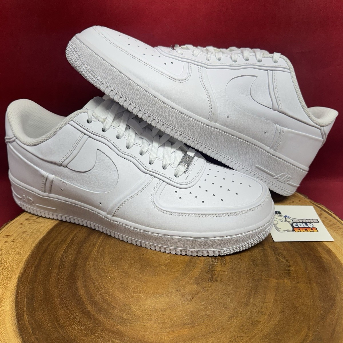 Size 12 - John Elliott x Nike Air Force 1 Low Triple White for