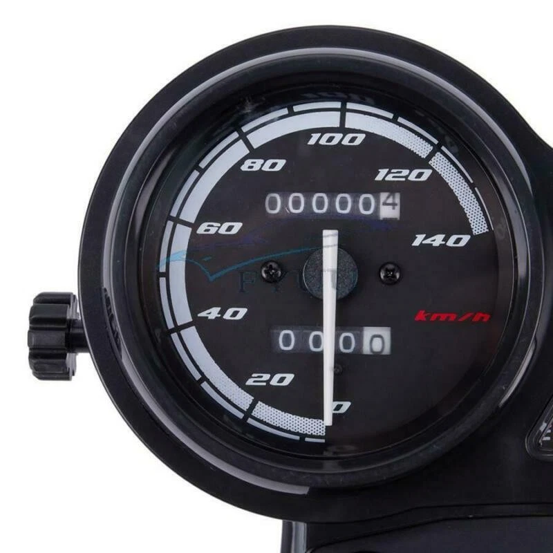 12V Motorcycle Odometer Speedometer Tachometer Oil Gauge Meter For Yamaha YBR125 - Image 3 of 4