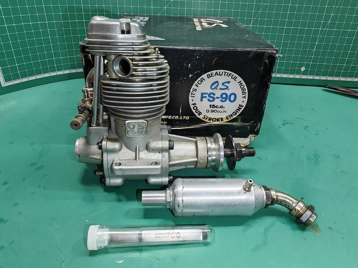 OS O.S. FS-90 15cc Glow Four Stroke Model Engine Saito Laser