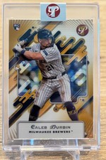 2025 Topps Pristine Caleb Durbin RC Rookie Gold Refractor #'d /50 Red Sox