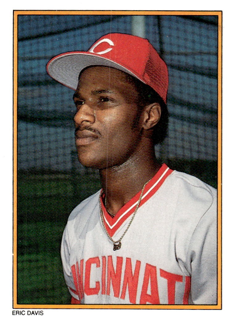1987 Topps #44 Eric Davis 1987 All-Star Set Collector's Edition