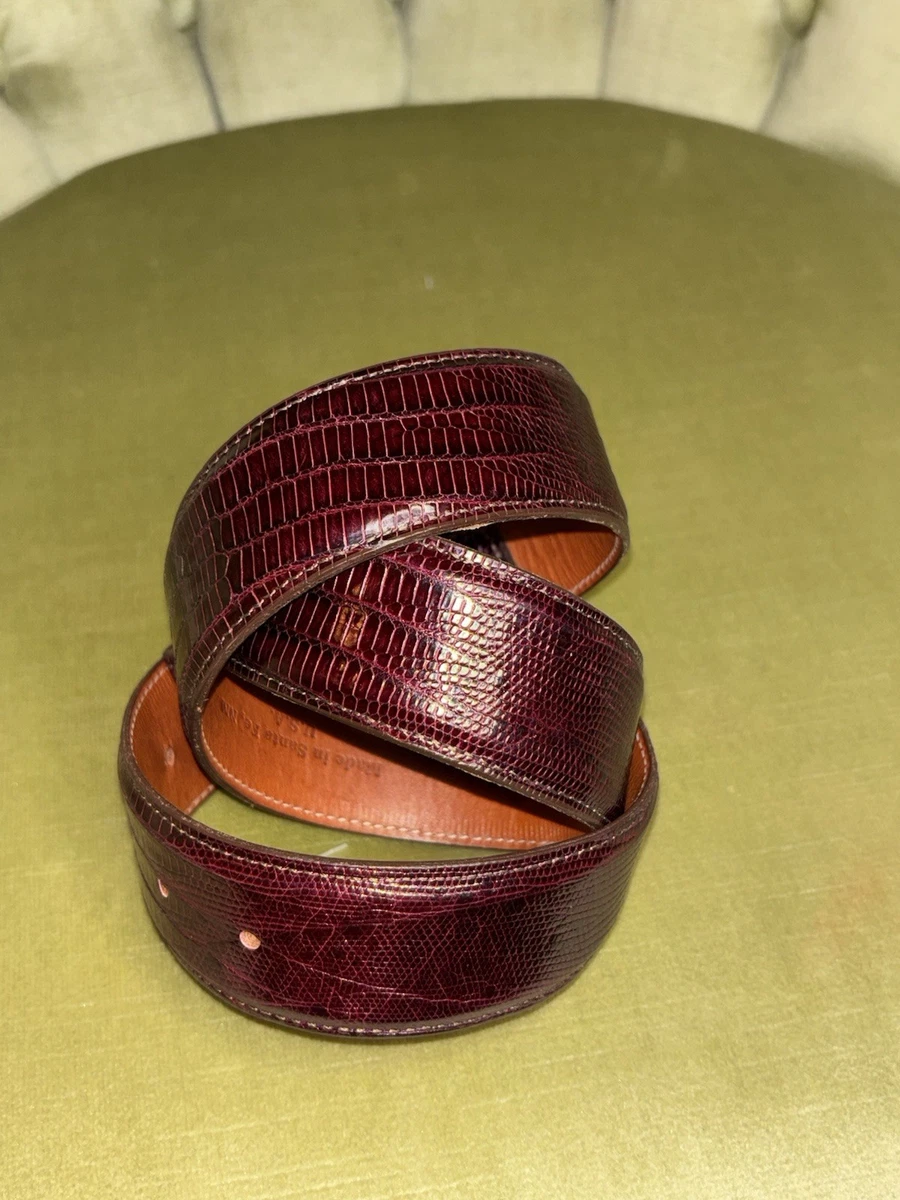 Boucle en sterling de A James Reid sur ceinture Vogt
