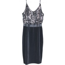 New with Tags Xhilaration Velvet & Lace Knee-Length Dress - XS