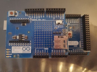 Arduino MEGA 2560 Microcontroller Board With Wireless SD Shield