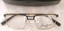 Brand New Sean John SJO 5134 150 Black Shiny Gold Eyeglass Frames 56 17 150