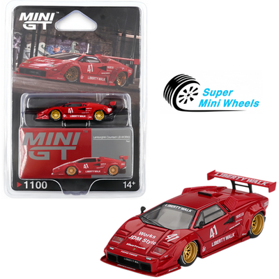 mini GT - LBWK Countach LB-ER34 セット MINI GT Lamborghini Countach LB-WORKS White 2024 Tokyo Auto Salon