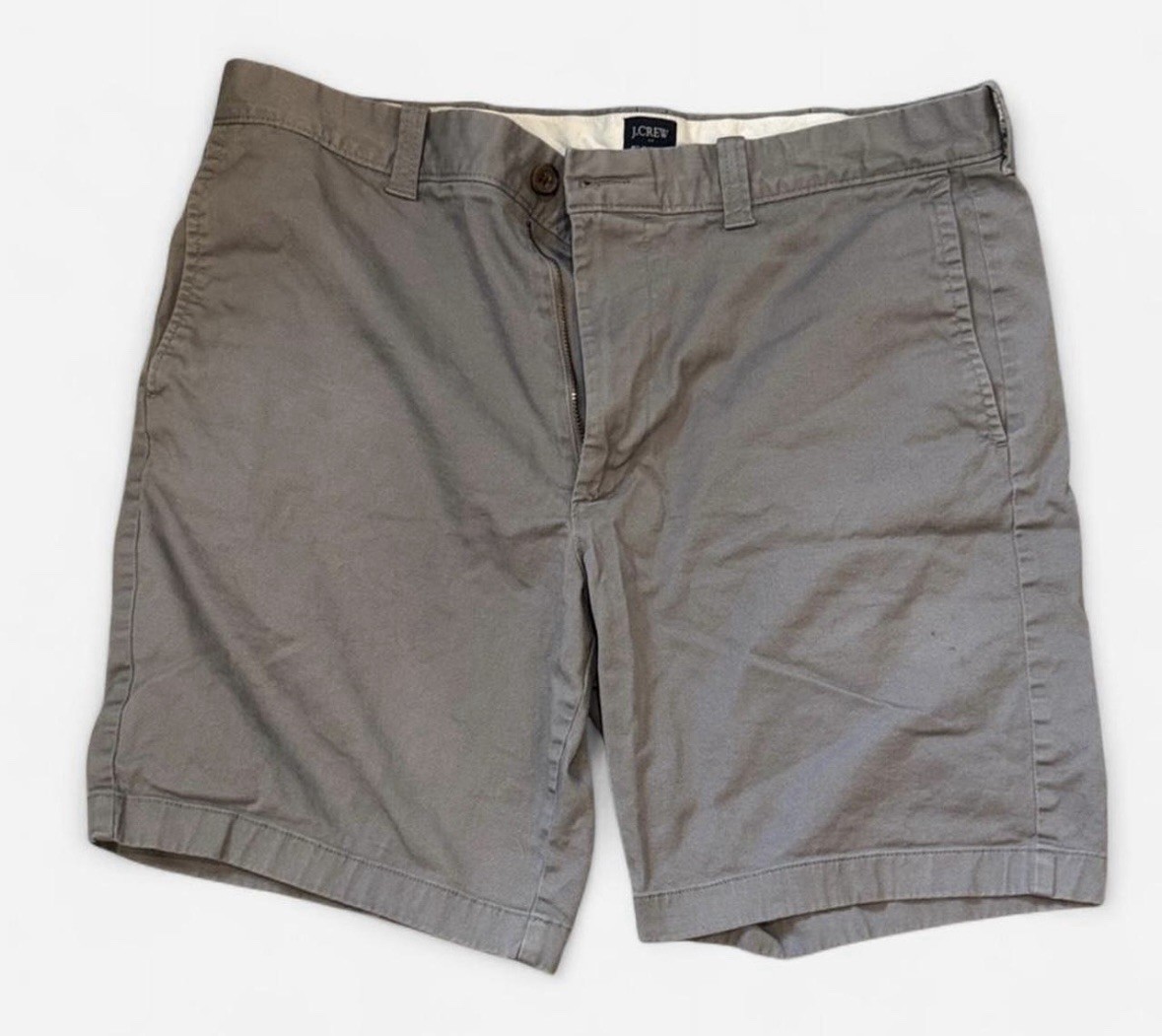 J Crew Chino Shorts Mens 36 Gray Inseam: 9