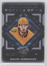 2021-22 Upper Deck Black Diamond Rookie Gems 231/399 David Farrance #RG-DF 0s6v