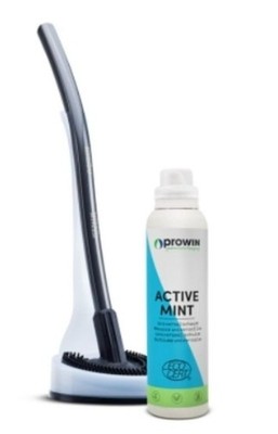 prowin Angebot WC Bürste Herzilein frostweiß-schwarz Active Mint Toilettenschaum