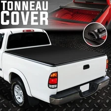 FOR 2000-2006 TOYOTA TUNDRA 6.5FT TRUCK BED SOFT VINYL ROLL-UP TONNEAU COVER