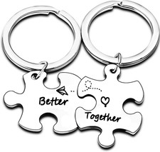 Gifts for Couples Boyfriend Girlfriend Couples Keychains for Husband Wife Valent