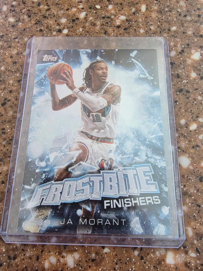 2025-26 Topps Holiday Basketball Frostbite Finishers Insert SSP Ja Morant