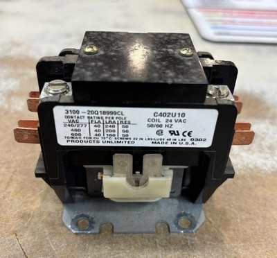 USED Products Unlimited 3100-20Q18999CL - Relay 24VAC Cutmaster 50 Plasma